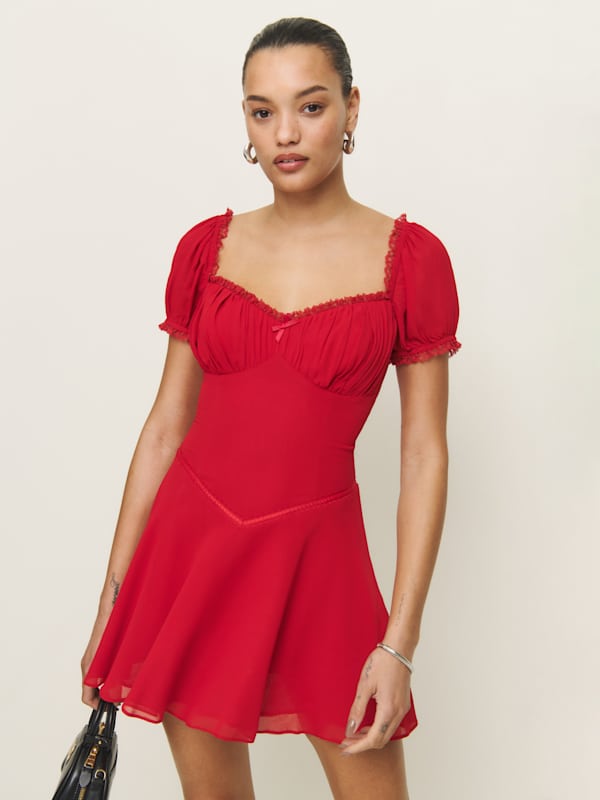 Ondine Dress - Lipstick